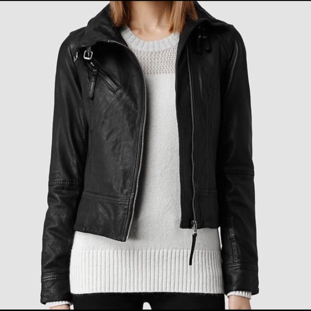 Allsaints Belvedere leather jacket US 6 / UK 10
